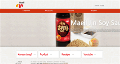 Desktop Screenshot of maeilfoods.com