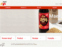 Tablet Screenshot of maeilfoods.com